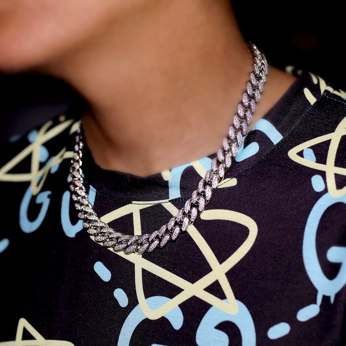 12mm Diamond Miami Cuban Necklace - Image 3