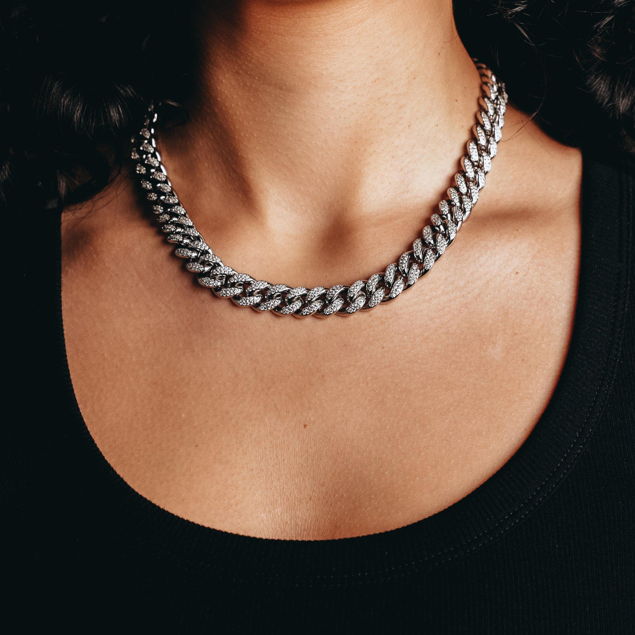 12mm Diamond Miami Cuban Necklace - Image 6