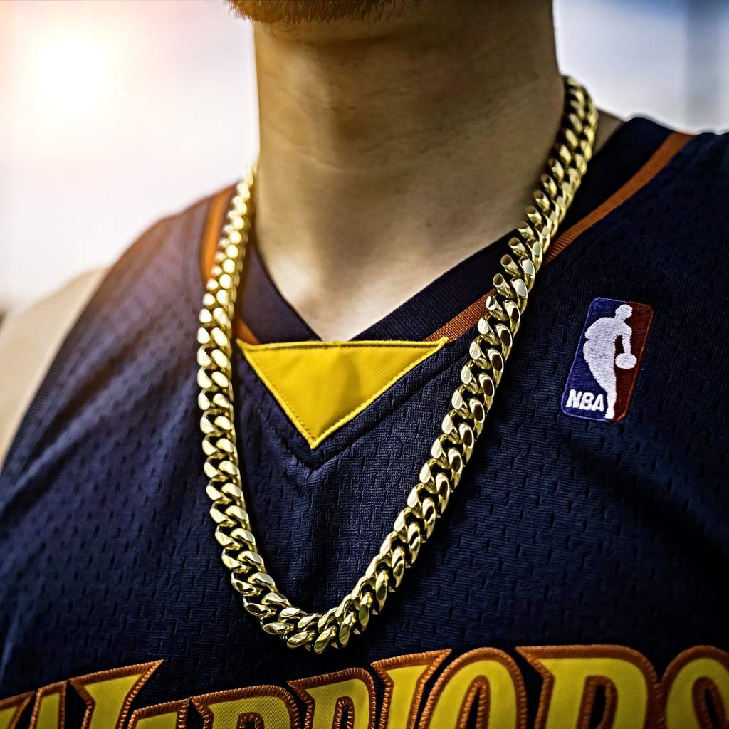 14mm Gold Plated Iced-Lock Miami Cuban - Image 3