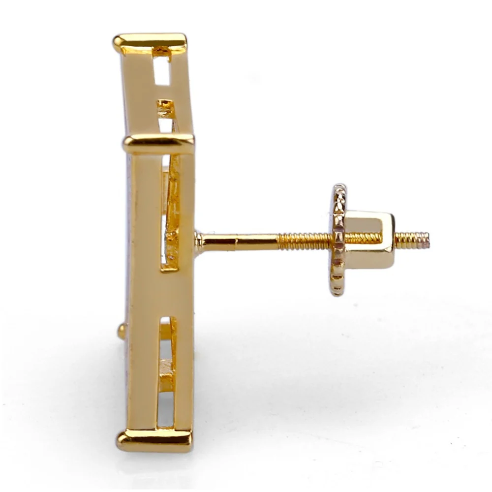 16mm Gold Plated Jumbo Earrings - Image 3