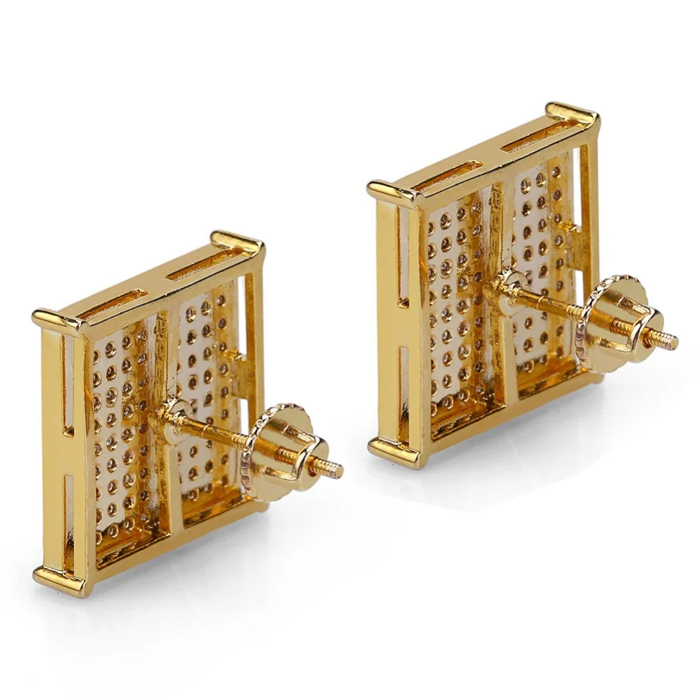 16mm Gold Plated Jumbo Earrings - Image 4