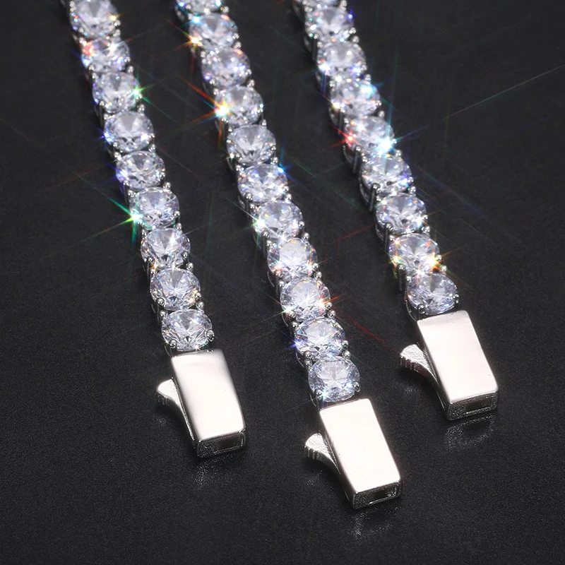 Custom Moissanite Diamond Tennis Bracelet - Image 3