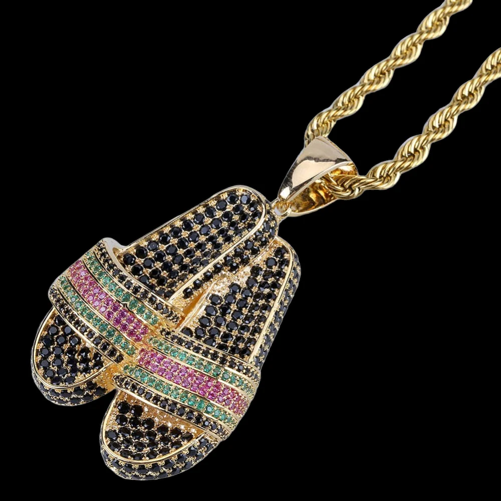 Iced Out Designer Sandals  - Image 3