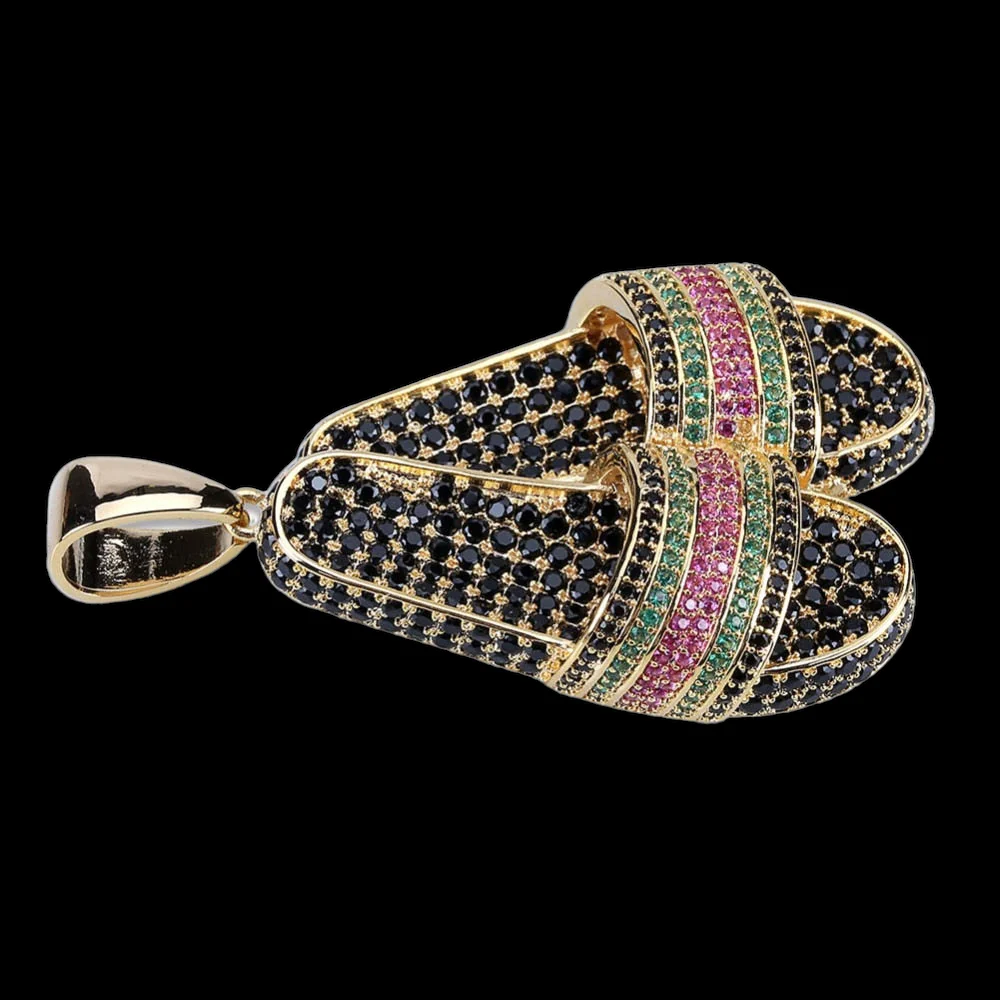 Iced Out Designer Sandals  - Image 4