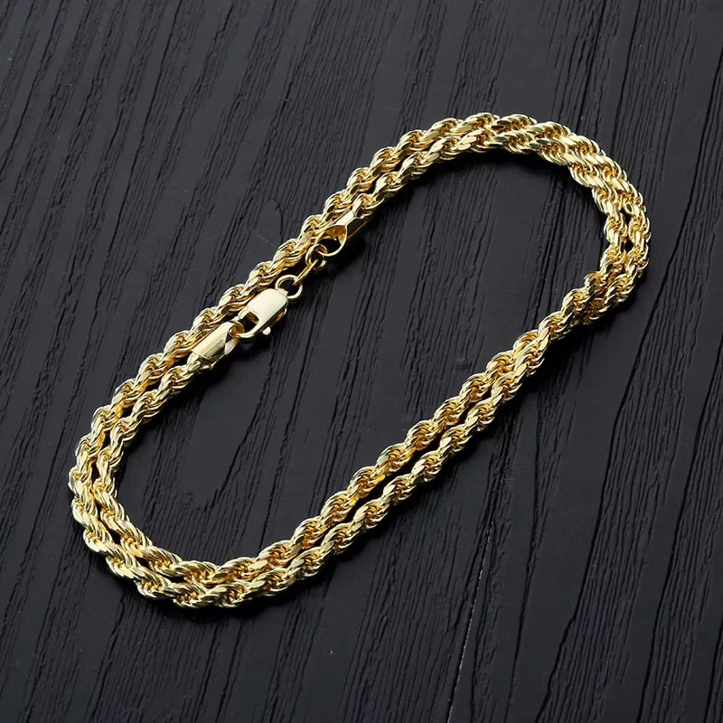 925 Silver Dookie Rope Chain - Image 3